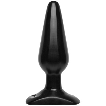 Анальна пробка Doc Johnson Smooth Classic Medium - Black, макс. діаметр 3,8 см – купити