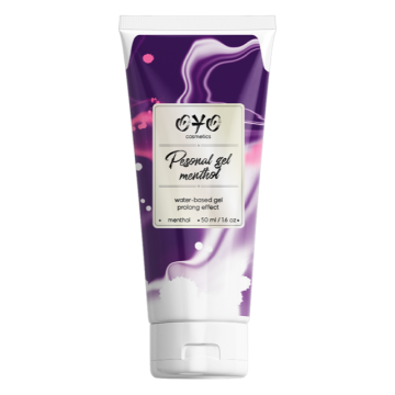 Вагінальний гель на водній основі з пролонгуючим ефектом OYO Personal Gel Menthol, 50 мл – купити