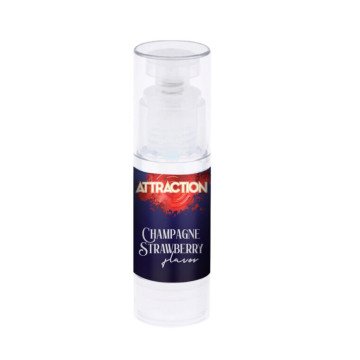 Їстівна масажна олія MAI Attraction Champagne Strawberry Hot Kiss (50 мл) – купити