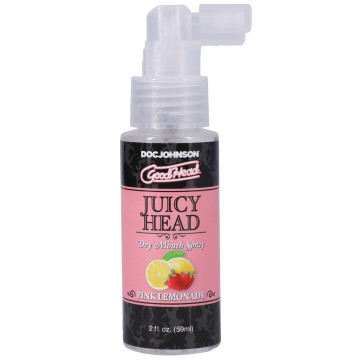 Зволожувальний спрей оральний Doc Johnson GoodHead – Juicy Head Dry Mouth Spray – Pink Lemonade 59мл – купити