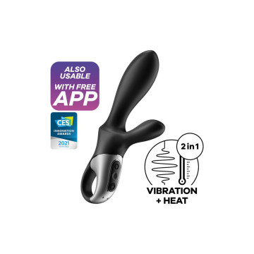 Універсальний смарт-вібратор з підігрівом Satisfyer Heat Climax + – купити