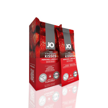 Набір лубрикантів Foil Display Box – JO H2O Lubricant – Strawberry – 12 x 10ml – купити