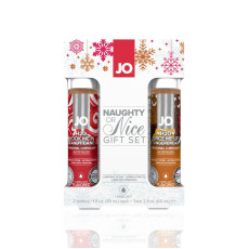 Набір лубрикантів JO Naughty or Nice Gift Set – Candy Cane & Gingerbread (2x30 мл)