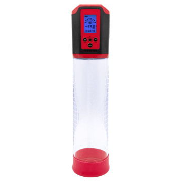 Автоматична вакуумна помпа Men Powerup Passion Pump Red, LED-табло, перезаряджувана, 8 режимів – купити