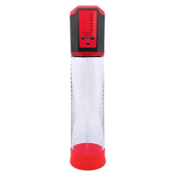 Автоматична вакуумна помпа Men Powerup Passion Enlargement system Red, перезаряджувана, 5 режимів – купити