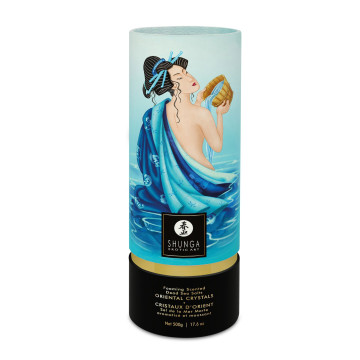 Пінлива сіль для ванни Shunga Dead Sea salt Oriental Crystals — Ocean Temptations, сіль Мертвого моря, 500 г – купити
