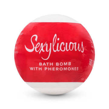 Бомбочка для ванни з феромонами Obsessive Bath bomb with pheromones Sexy (100 г) – купити