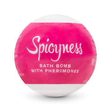 Бомбочка для ванни з феромонами Obsessive Bath bomb with pheromones Spicy (100 г) – купити