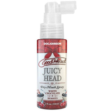 Зволожувальний спрей оральний Doc Johnson GoodHead - Juicy Head - White Chocolate and Berries 59мл – купити