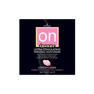 Пробник Sensuva — Ultra-Stimulating On Insane Cotton Candy (6 мл) – купити