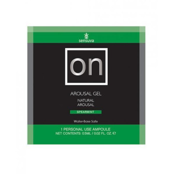 Пробник збуджувального гелю Sensuva — ON Arousal Gel for Her Spearmint (6 мл) – купити