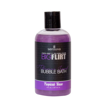 Піна для ванни Sensuva — Big Flirt Pheromone Bubble Bath — Tropical Tease (237 мл) – купити