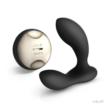 Масажер простати LELO Hugo Black, 2 мотори, пульт ДК, керування рухом – купити