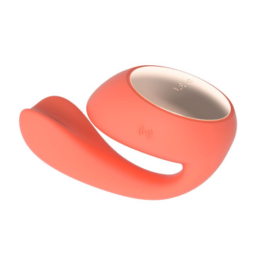 Смарт-вібратор LELO Ida Wave Coral Red, вагінально-кліторальний, технологія WaveMotion, 2 мотори – купити