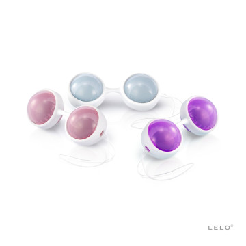 Набір вагінальних кульок LELO Beads Plus, діаметр 3,5 см, змінне навантаження 2х28, 2х37 та 2х60 г – купити