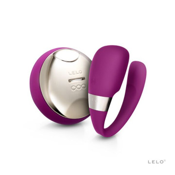 Вібратор для пар LELO Tiani 3 Deep Rose, 2 мотори, пульт ДК – купити