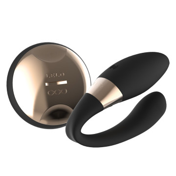 Вібратор для пар LELO Tiani Duo Black, 2 мотори, пульт ДК – купити