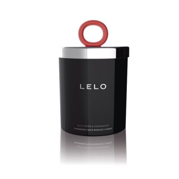 Масажна свічка LELO Massage Candle Black Pepper & Pomegranate, соєвий віск, 36 годин горіння – купити