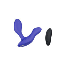 Смарт-вібромасажер простати We-Vibe Vector+ ROYAL BLUE, пульт ДК, регульований кут нахилу
