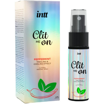 Збуджувальний спрей для клітора Intt Clit Me On Peppermint Cooling Effect 12 мл, охолоджувальний ефе – купити