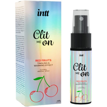 Збуджувальний спрей для клітора Intt Clit Me On Red Fruits Warming Effect 12 мл, зігріваючий ефект – купити