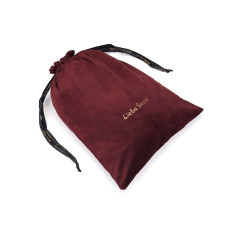 Оксамитовий мішечок для зберігання іграшок Liebe Seele Wine Red Large Storage Bag Oblong, 34х45 см