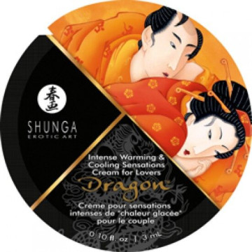 Пробник стимулювального крема для пар Shunga SHUNGA Dragon Cream, 3 мл – купити