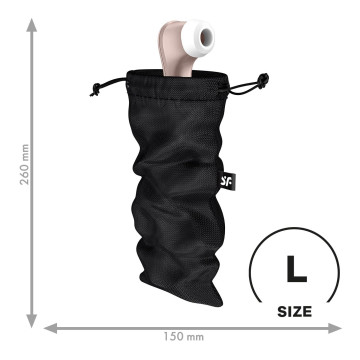 Мішечок для зберігання іграшок Satisfyer Treasure Bag L Black – купити