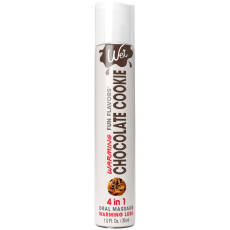 Зігрівальний лубрикант на водній основі Wet Warming Chocolate Cookie 4 in 1, без цукру, 30 мл