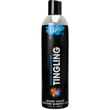 Охолоджувальний лубрикант на водно-силіконовій основі Wet Extra Sensations Tingling, 236 мл – купити