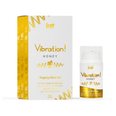 Рідкий вібратор Intt Vibration Honey, 15 мл, густий гель, дуже смачний, діє до 30 хвилин