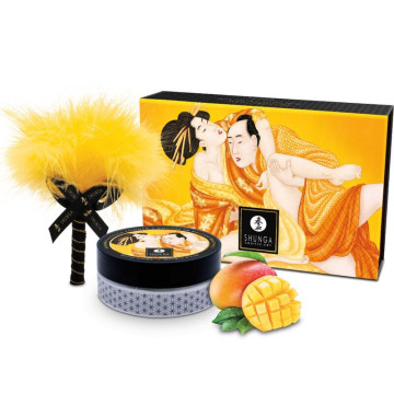 Смачна пудра для оральних пестощів Shunga Body Powder – Luscious Mango (75 гр) – купити
