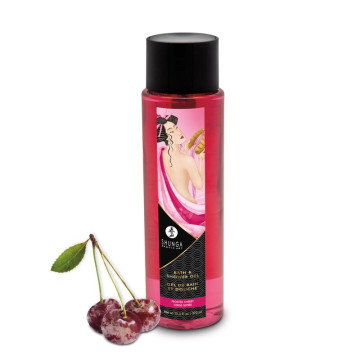 Гель для душу Shunga Shower Gel – Frosted Cherry (370 мл) з рослинними оліями та вітаміном Е – купити