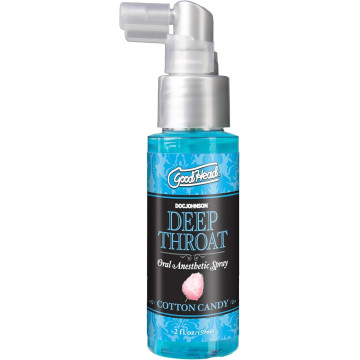 Спрей для мінету Doc Johnson GoodHead DeepThroat Spray - Cotton Candy 59 мл для глибокого мінету – купити