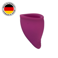Менструальна чаша Fun Factory FUN CUP SIZE B, бордова, багаторазова, діаметр 4,3 см, об’єм 30 мл
