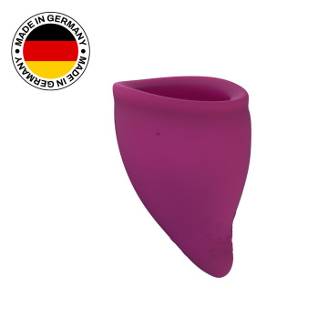 Менструальна чаша Fun Factory FUN CUP SIZE B, бордова, багаторазова, діаметр 4,3 см, об’єм 30 мл – купити