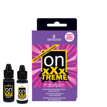 Збуджувальні краплі для клітора Sensuva On xXxTREME Arousal Oil (5 мл) with Antidote (5 мл) – купити