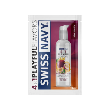Пробник Swiss Navy  4 in 1 Wild Passion Fruit 5 мл – купити
