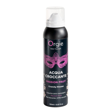 Масажна пінка Orgie – Acqua Croccante Passion Fruit (150 мл), ефект бульбашок, що лопаються – купити