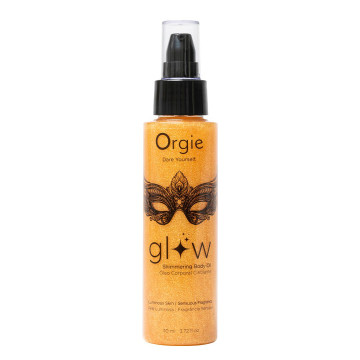 Олія-шимер для тіла Orgie – Glow Shimmering Body Oil (110 мл), чуттєвий аромат, зволоження – купити