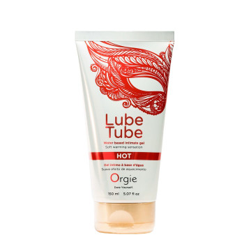 Лубрикант на водній основі Orgie Lube Tube Hot, 150 мл, із зігрівальним ефектом, без запаху – купити