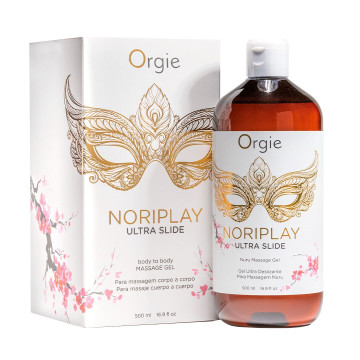 Гель для NURU-масажу Orgie – Noriplay Ultra Slide (500 мл), екстракт морських водоростей, простирадло – купити