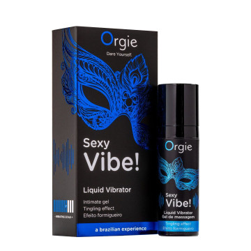 Рідкий вібратор Orgie Sexy Vibe! Liquid Vibrator, 15 мл, з ефектом мурашок – купити