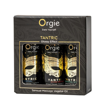 Набір олій для тантричного масажу Orgie – Tantric Mini Size Collection (3х30 мл), зволоження – купити