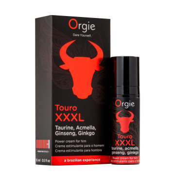 Крем для посилення ерекції Orgie Touro XXXL Power Cream, 15 мл, з ефектом вібрації – купити