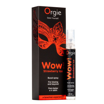 Спрей для орального сексу Orgie – Wow! Strawberry Ice (10 мл) з охолоджувальним ефектом – купити