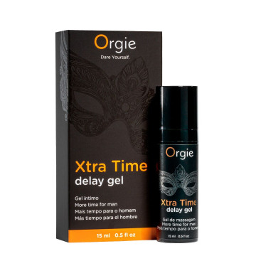 Гель-пролонгатор Orgie Xtra Time Delay Gel, 15 мл, на водній основі, без анестетиків – купити