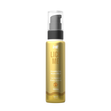 Гель для оральних пестощів з зігрівальним ефектом INTT Lick Me Kissable Gel Honey 50 мл – купити