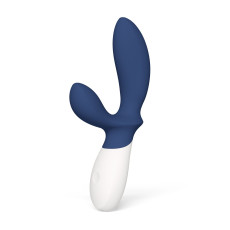 Масажер простати LELO Loki Wave 2 Base Blue, 2 мотори, манливий рух + вібрація