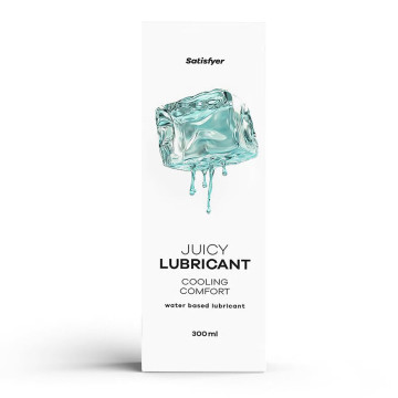 Лубрикант на водній основі Satisfyer Juicy Lubricant Cooling Comfort water based 300 мл – купити